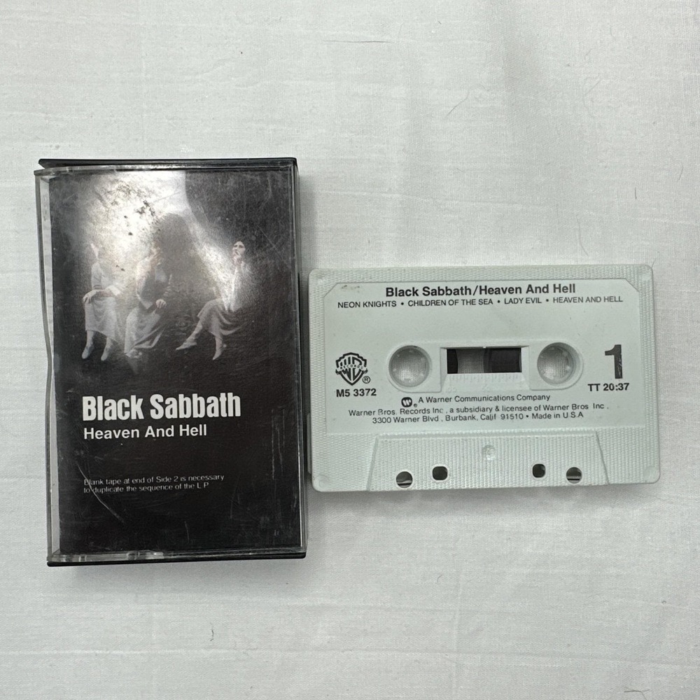 "Heaven & Hell" by‎ Black Sabbath (1980) CASSETTE Ozzy Osbourne